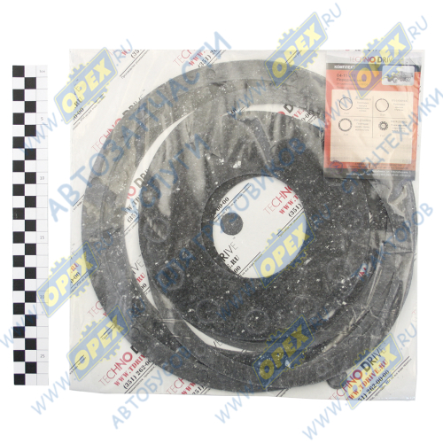 04-11-211 РМК прокладок переднего моста (паронит) УРАЛ (12 отв) Techno Drive